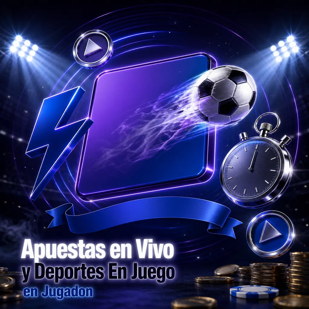 Panel de apuestas en vivo de Jugadon con cuotas actualizadas y estadísticas de fútbol, tenis y básquet en tiempo real