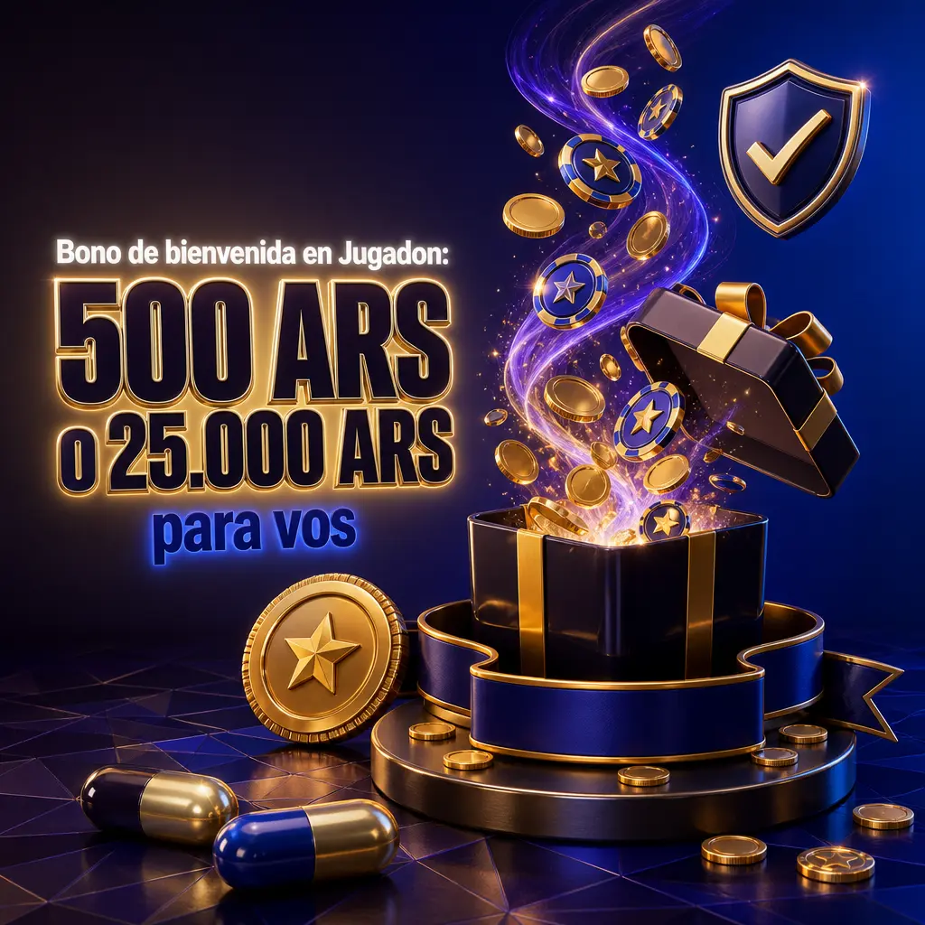 Bono de bienvenida en Jugadon: hasta 25.000 ARS o 500 ARS extra en tu primer depósito