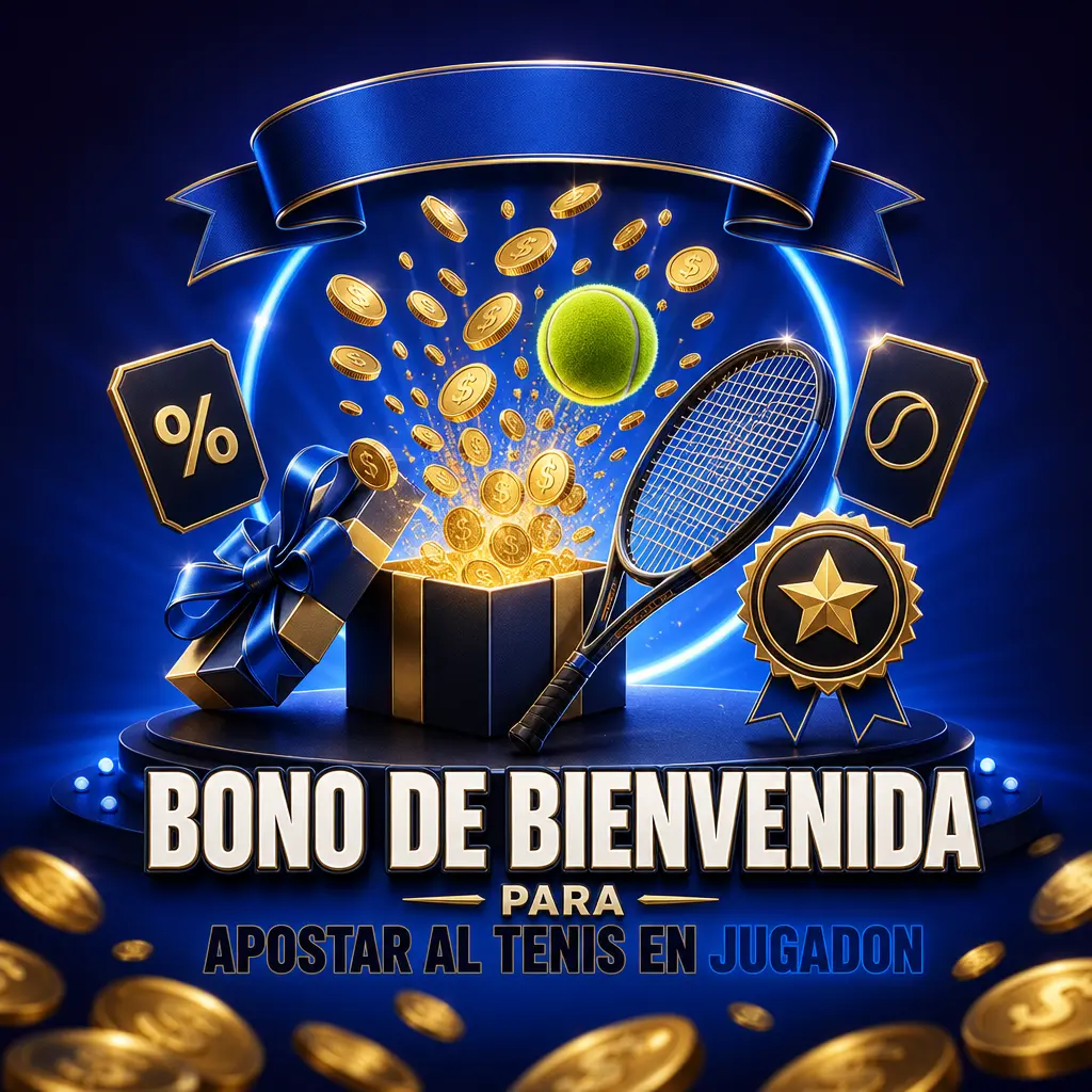 Bono de bienvenida de Jugadon para apostar al tenis, con depósito mínimo de 500 ARS y hasta 25.000 ARS extra