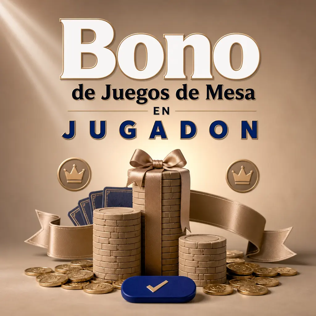Bono de juegos de mesa en Jugadon: saldo extra para ruleta, blackjack y baccarat con 10% de aporte al rollover