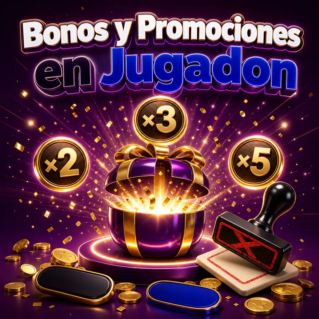 Bonos y promociones de Jugadon: requisitos de apuesta, montos máximos y vigencia de cada oferta activa.
