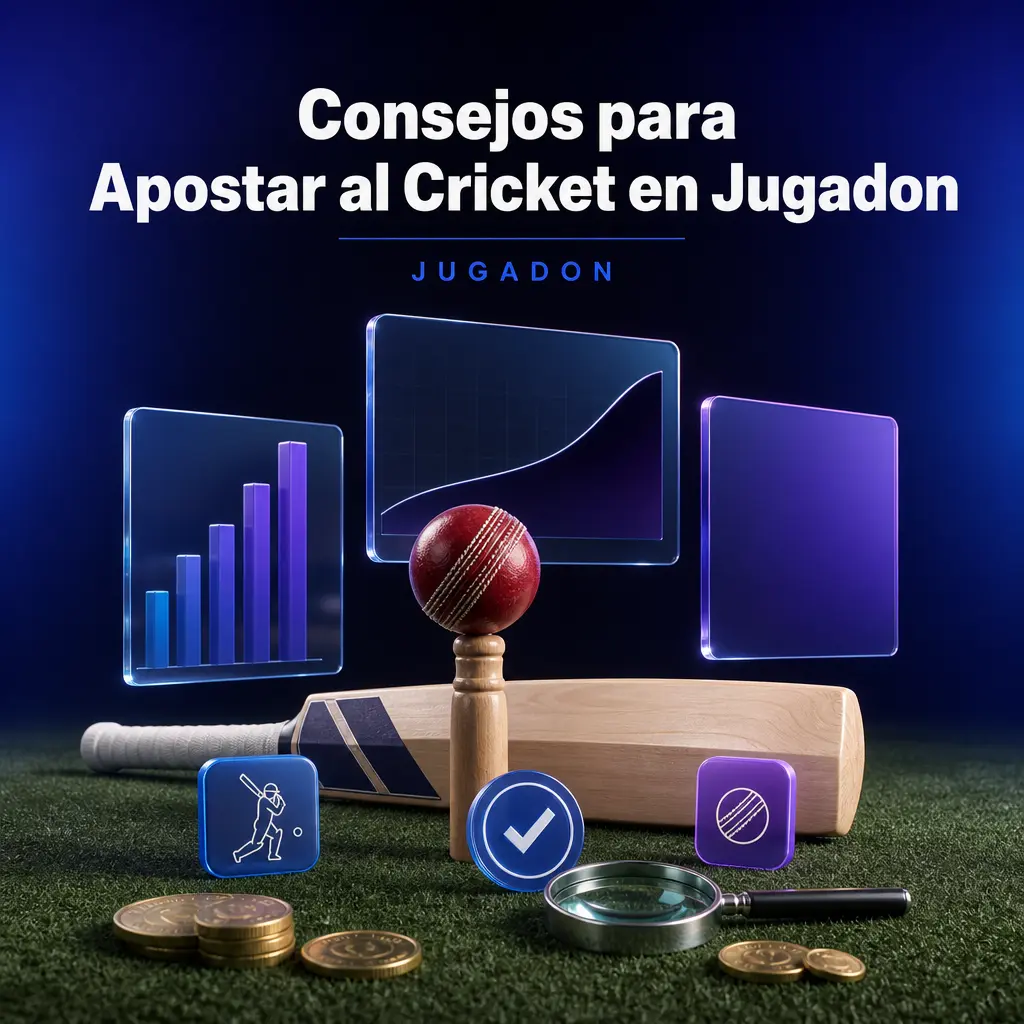 Consejos para apostar al cricket en Jugadon: estadísticas, condiciones de cancha y gestión de banca antes de cada apuesta.