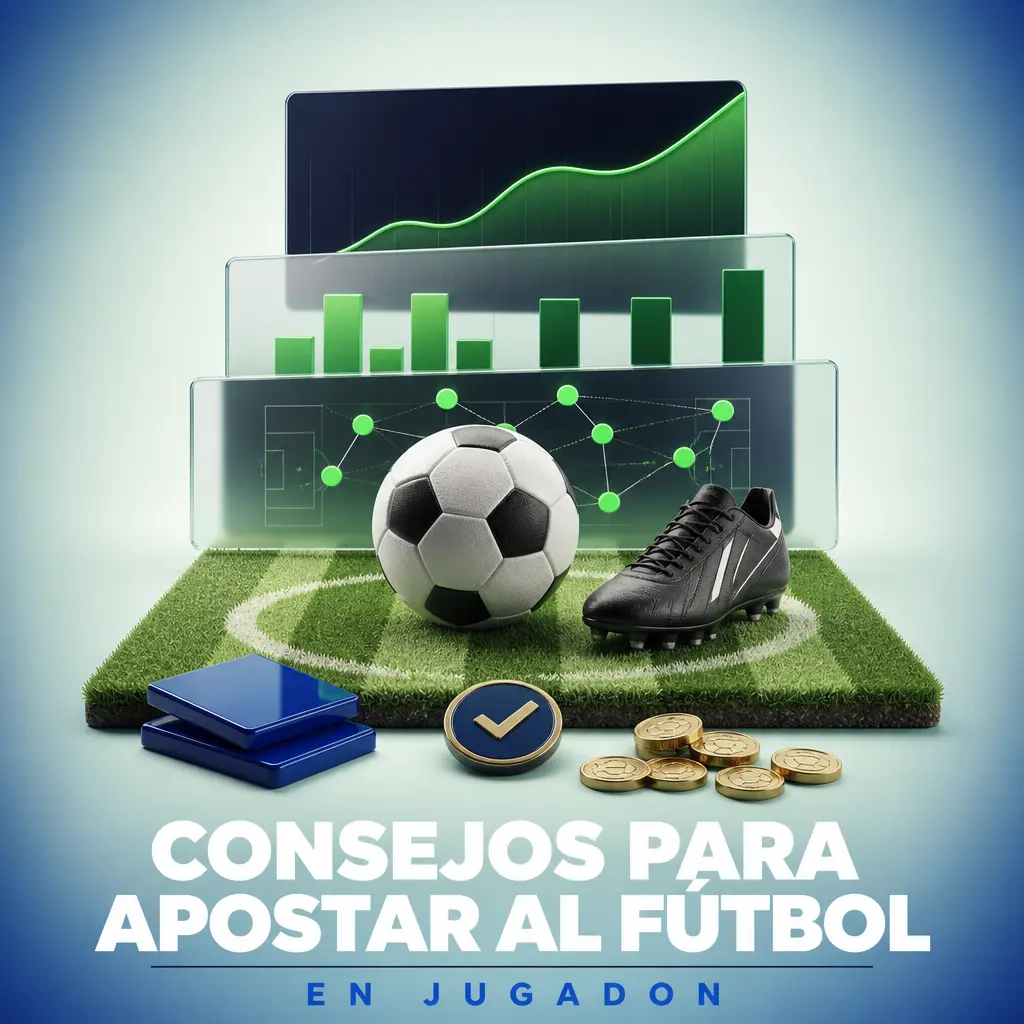 Consejos para apostar al fútbol en Jugadon: revisá estadísticas, historial de enfrentamientos y administrá tu saldo correctamente.