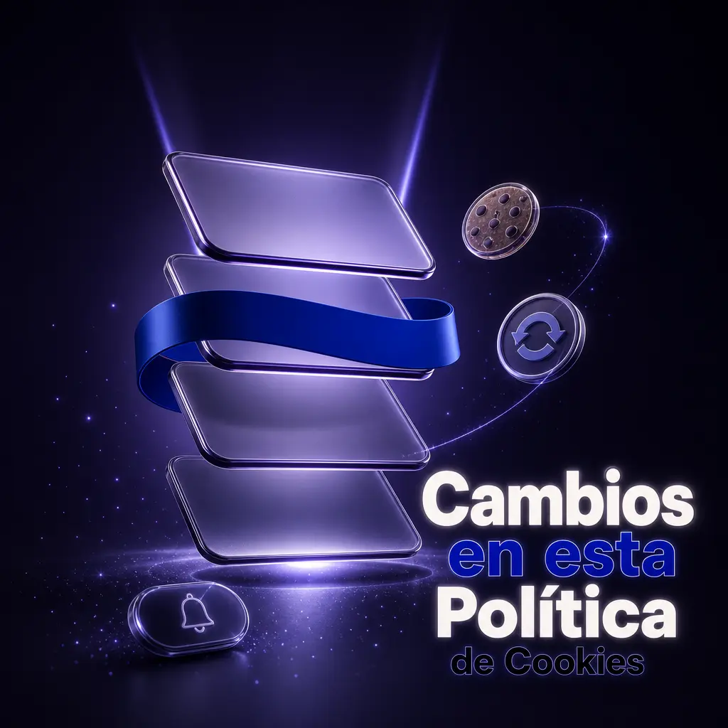 Actualización de la Política de Cookies de Jugadon con fecha de vigencia 2026 y aviso de cambios a usuarios registrados.