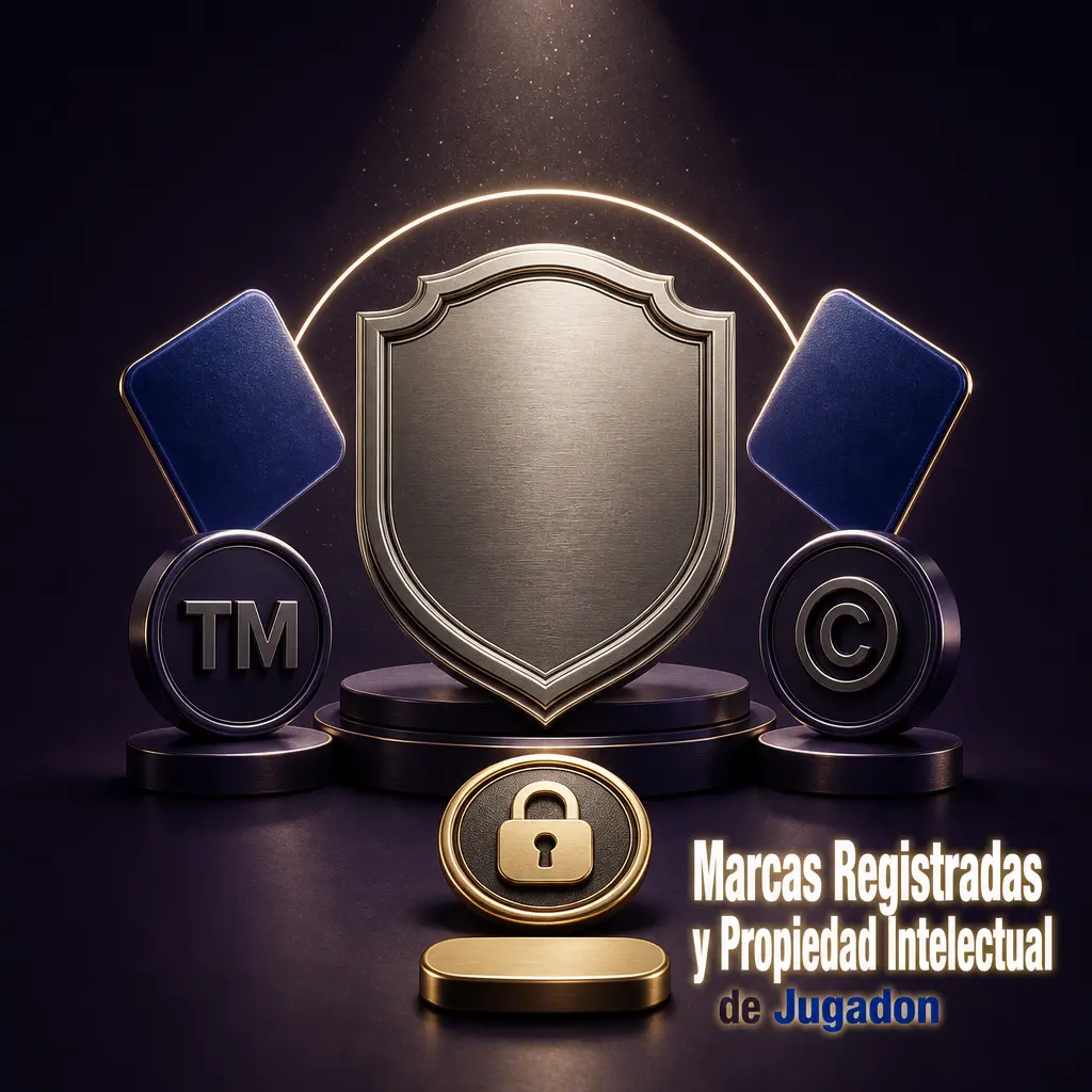 Logo y marca registrada de Jugadon protegidos por derechos de propiedad intelectual bajo la jurisdicción de Curaçao