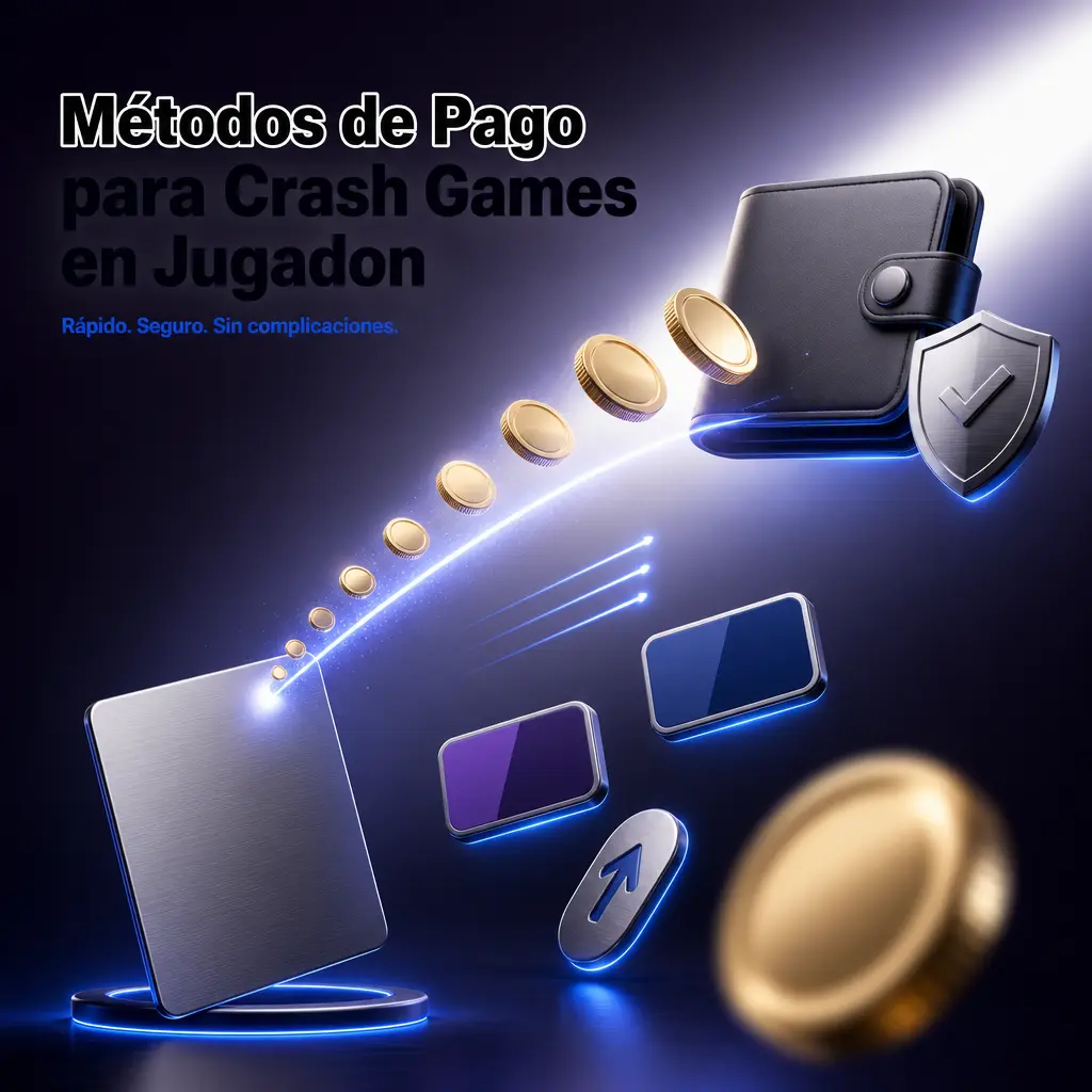 Métodos de pago en Jugadon: Mercado Pago, transferencia bancaria, tarjetas Visa y Mastercard, y Rapipago para crash games.