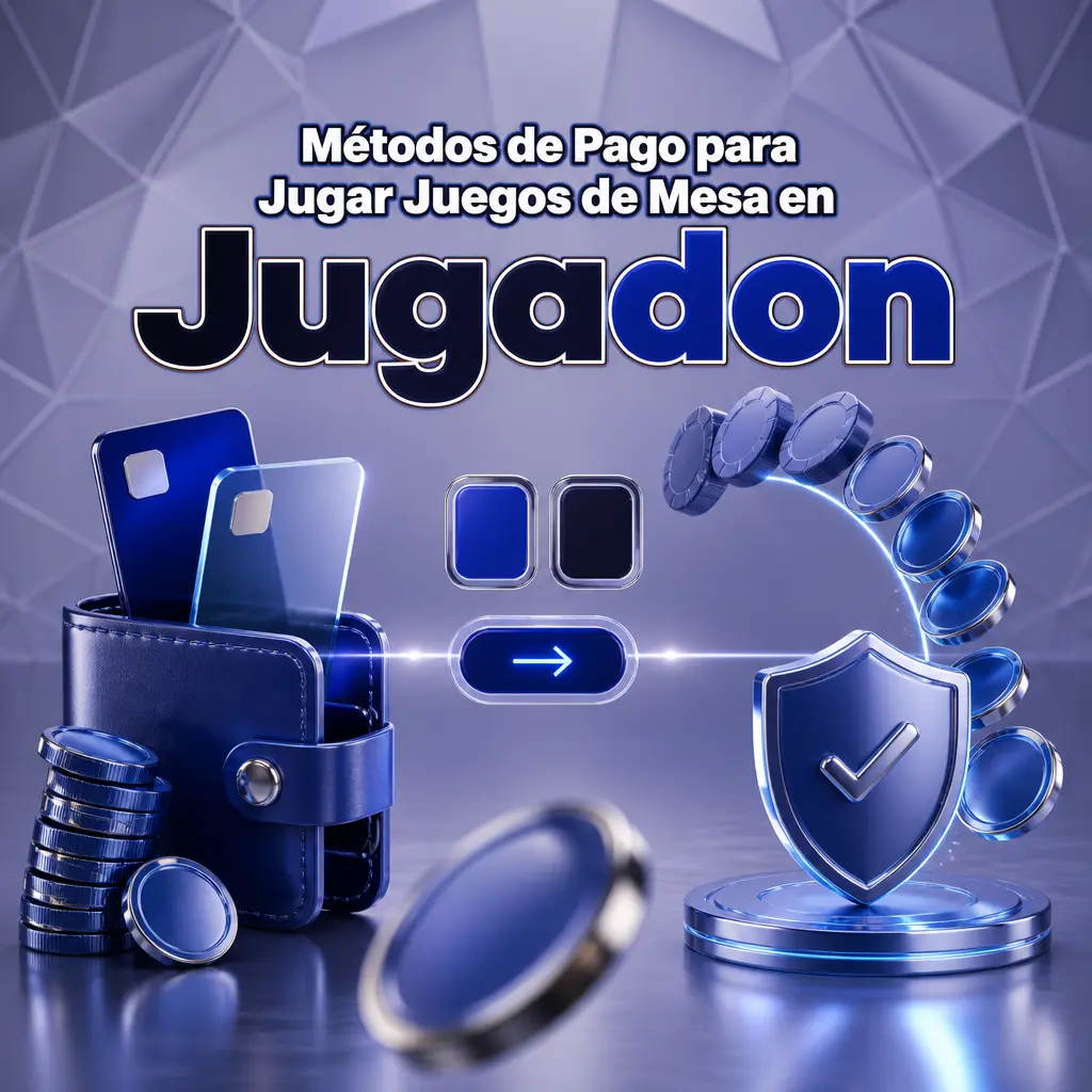 Métodos de pago en Jugadon: tarjetas, transferencia bancaria y criptomonedas para depositar y retirar en juegos de mesa.