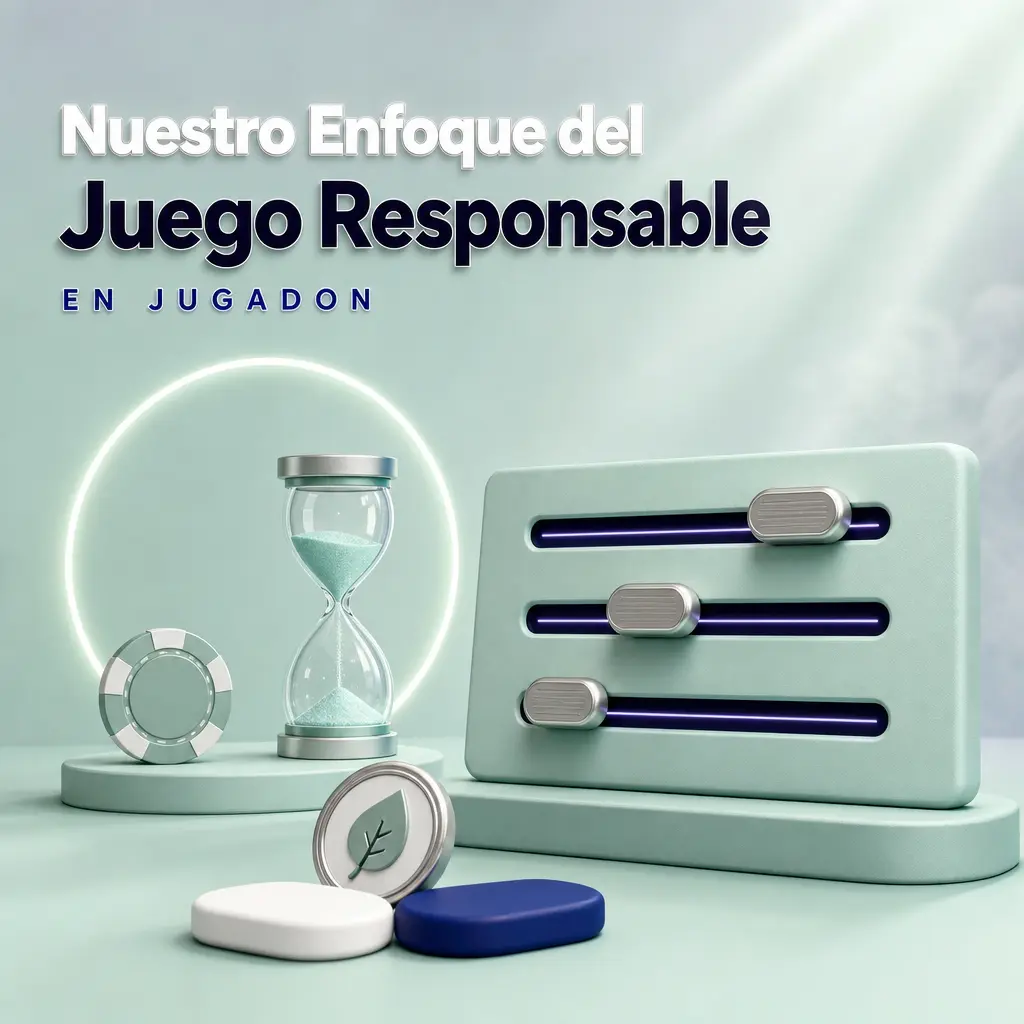 Jugadon promueve el juego responsable: fijá un presupuesto, controlá el tiempo y jugá solo por entretenimiento.