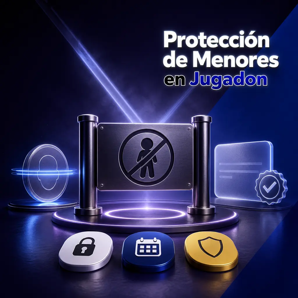 Verificación de edad y protección de menores en Jugadon mediante control de DNI para prevenir el acceso a apuestas online.