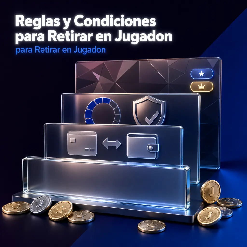 Reglas y condiciones para retirar dinero en Jugadon: mismo método de pago, rollover del bono y verificación antifraude