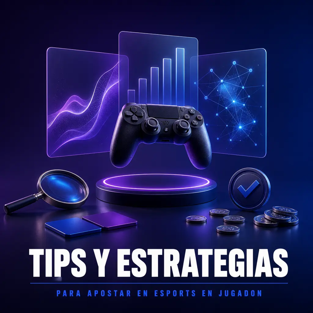 Consejos y estrategias para apostar en esports en Jugadon: rosters, parches, mapas y estadísticas en vivo.